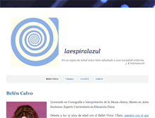 Tablet Screenshot of laespiralazul.com